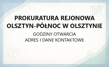 Prokuratura Rejonowa Olsztyn-Północ - ostrzeżenie przed fałszywymi e-mailami