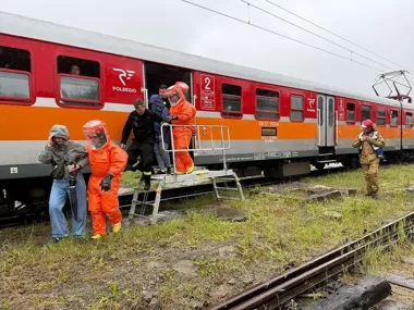 Niepokój przy dworcu w Olsztynie. Służby sprawdzały gotowość