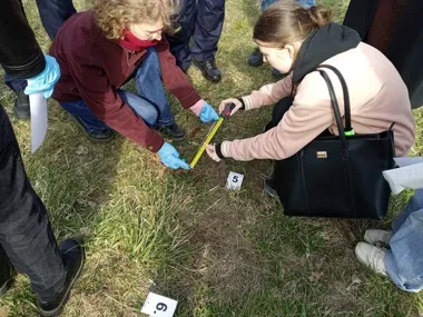 Makabryczna scena na Kortowie okazała się lekcją dla przyszłych śledczych